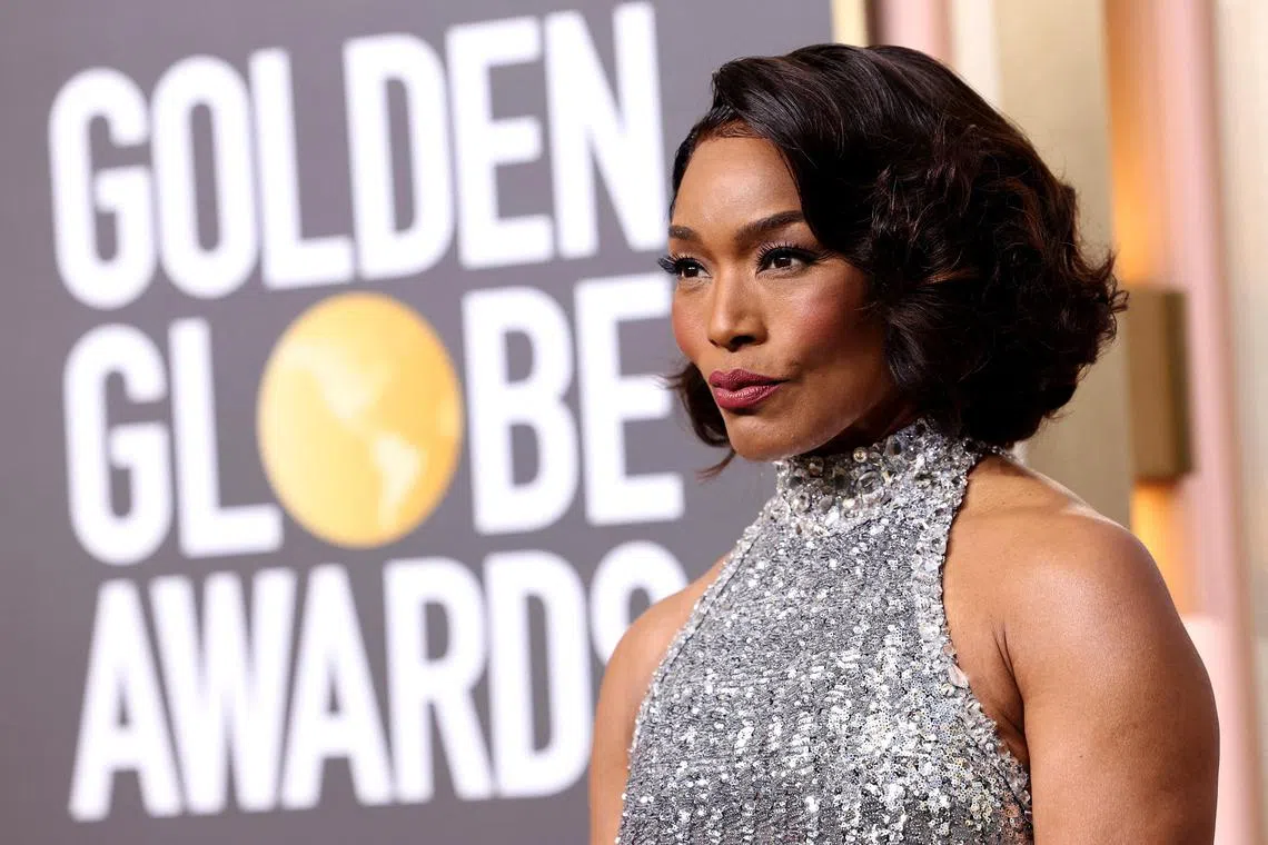 Angela Bassett attends the 80th Annual Golden Globe Awards in Beverly Hills on Jan 10 this year.