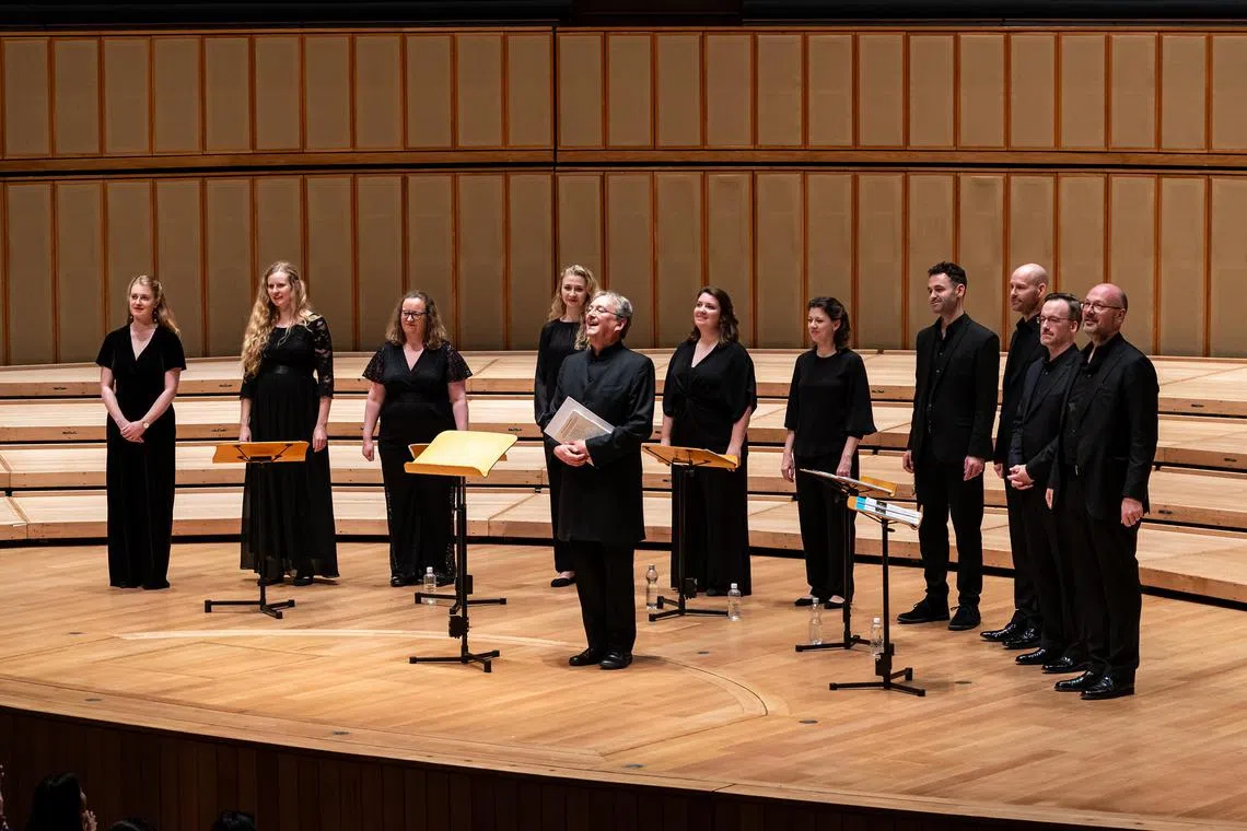 mbtallis14 - Music For The Sistine Chapel by The Tallis Scholars at Esplanade Concert Hall on March 14, 2024.

Photo credit:  AlvieAlive