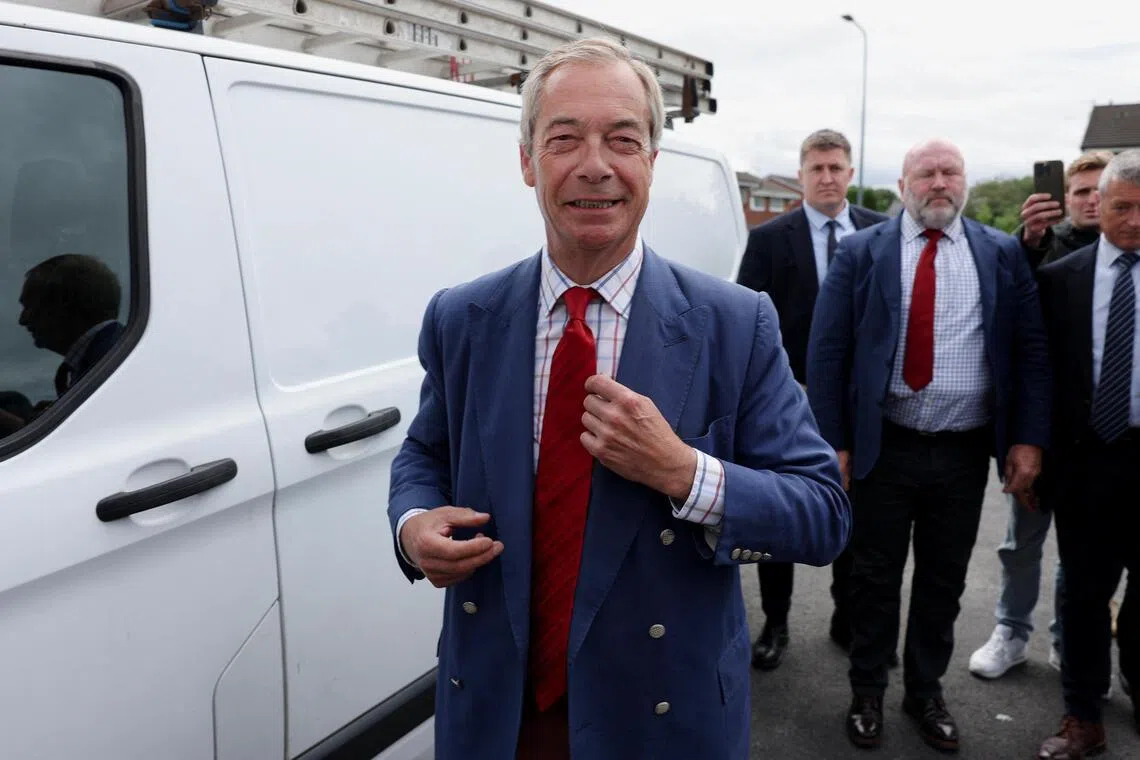 UK populist leader Nigel Farage to quit Parliament, seek re-election after gift allegations