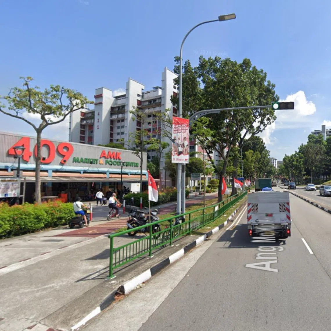 The accident happened near Block 409 Ang Mo Kio Avenue 10 at about 3.30pm on Sept 5.