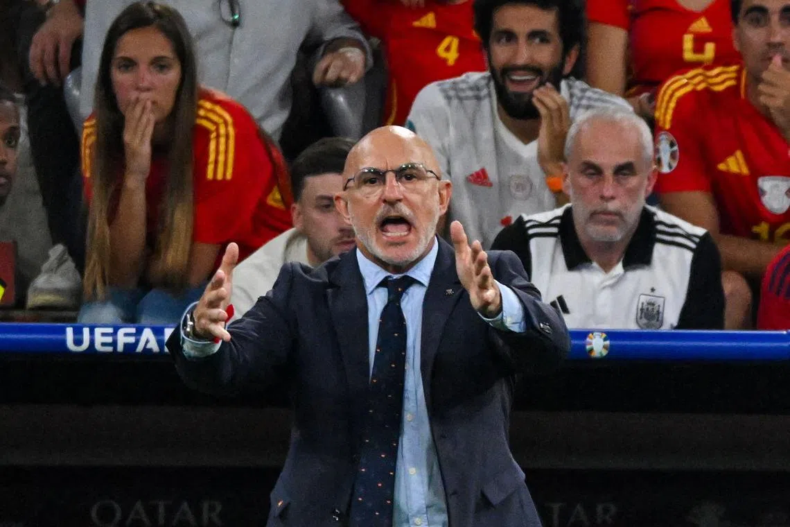 Luis de la Fuente's Spain reach the Euro 2024 final having won all six matches in a row, a tournament record.