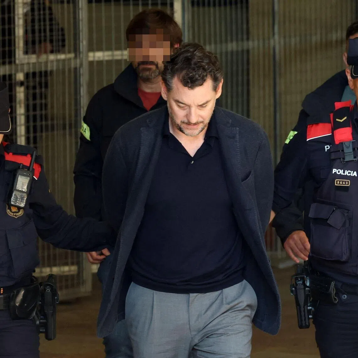 Mr Jonathan Andic, son of Mango founder Isak Andic, arriving at a court near Barcelona on May 19.