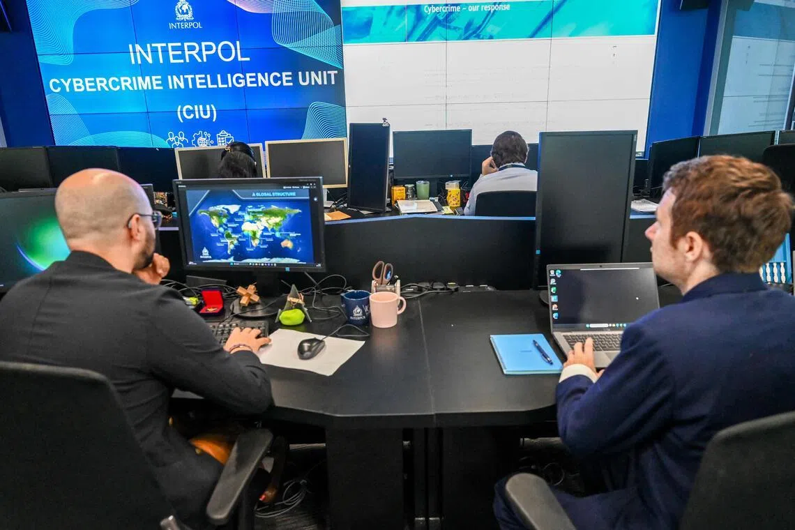 Interpol backroom warriors in Singapore fight cybercriminals ‘weaponising’ AI