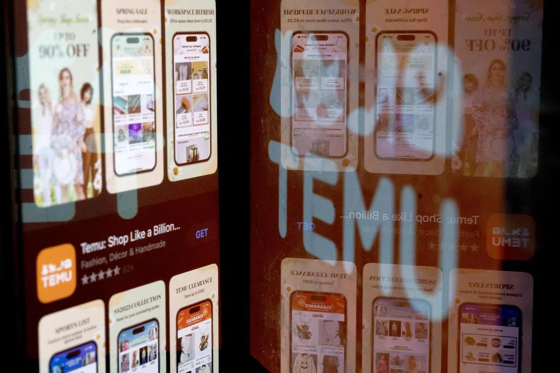 Temu topped US app download rankings in early April, a spot it held since January. 