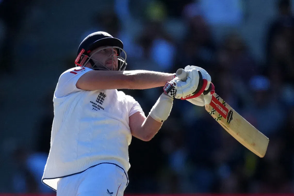 Cricket - The Ashes - Australia v England - Fourth Test - MCG, Melbourne, Australia - December 26, 2025 England's Gus Atkinson in action REUTERS/Asanka Brendon Ratnayake