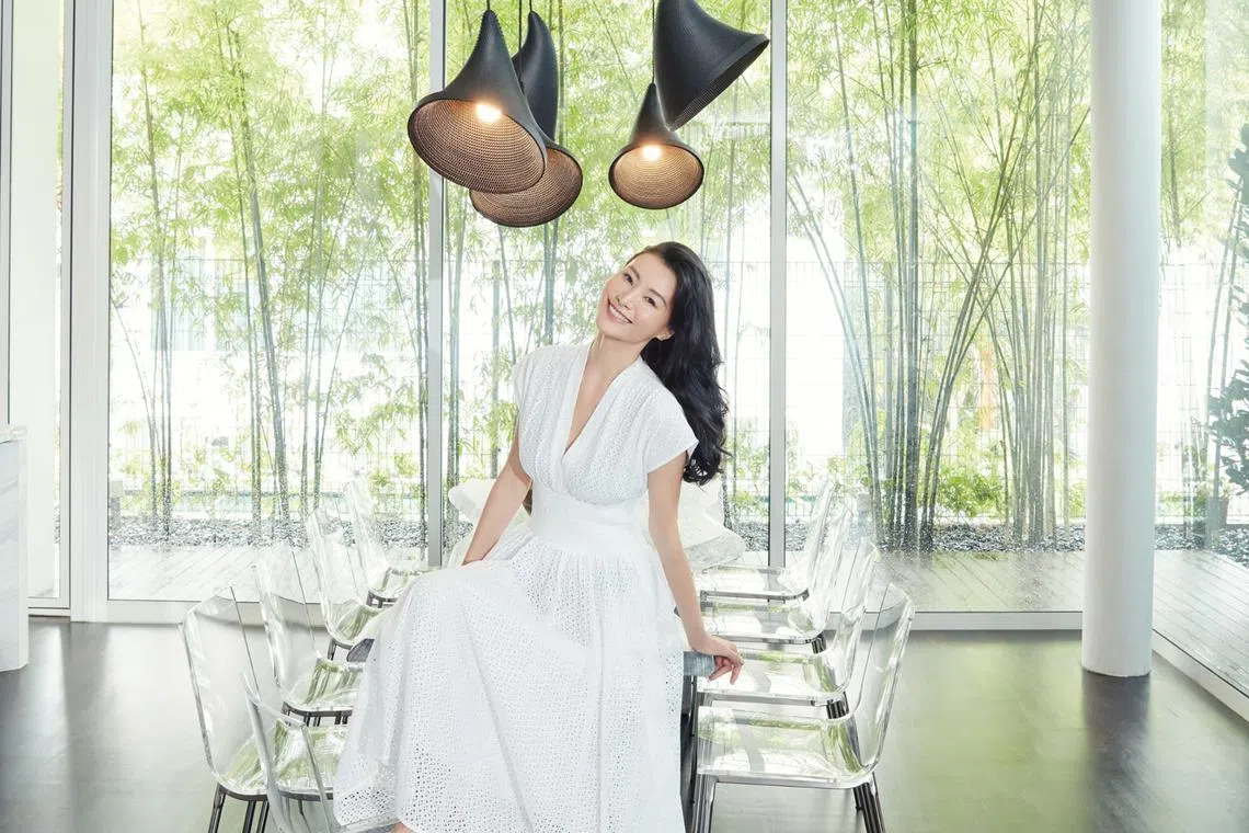 The three-storey detached home of Ms Claire Wu exudes minimalist vibes. 