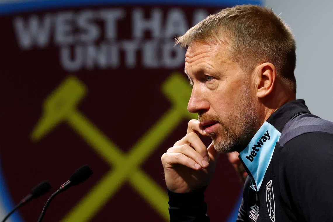 Soccer Football - West Ham United new manager Graham Potter - Press Conference - London Stadium, London, Britain - January 9, 2025 West Ham United manager Graham Potter during the press conference Action Images via Reuters/Matthew Childs