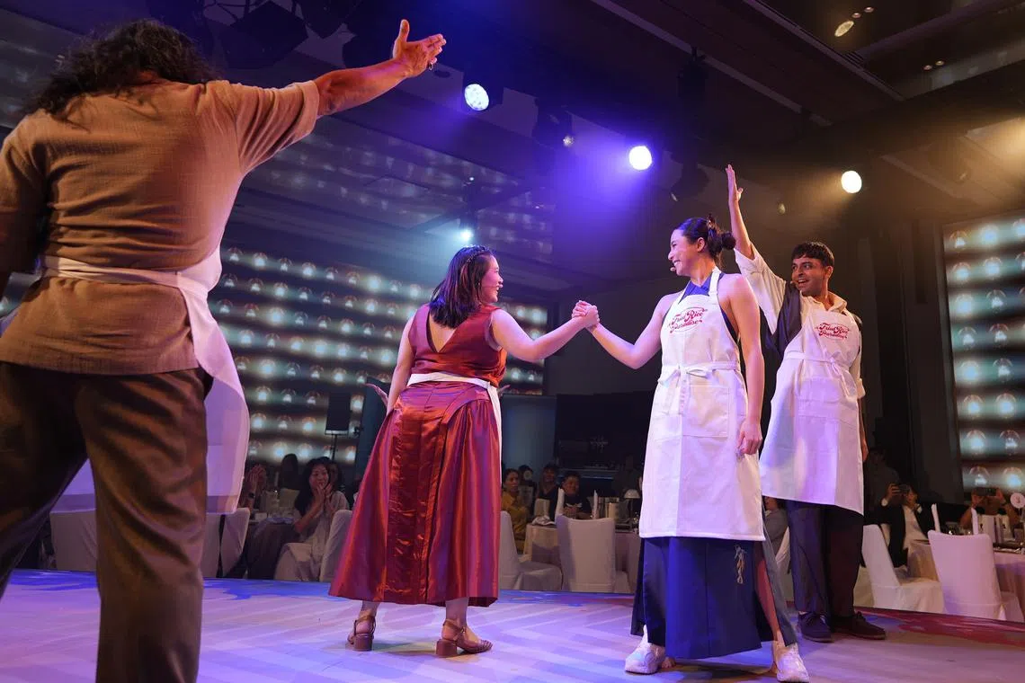 Rafaat Haji Hamzah, Natalie Yeap, Ching Shu Yi and Shrey Bhargava in Fried Rice Paradise - The Makan Party 