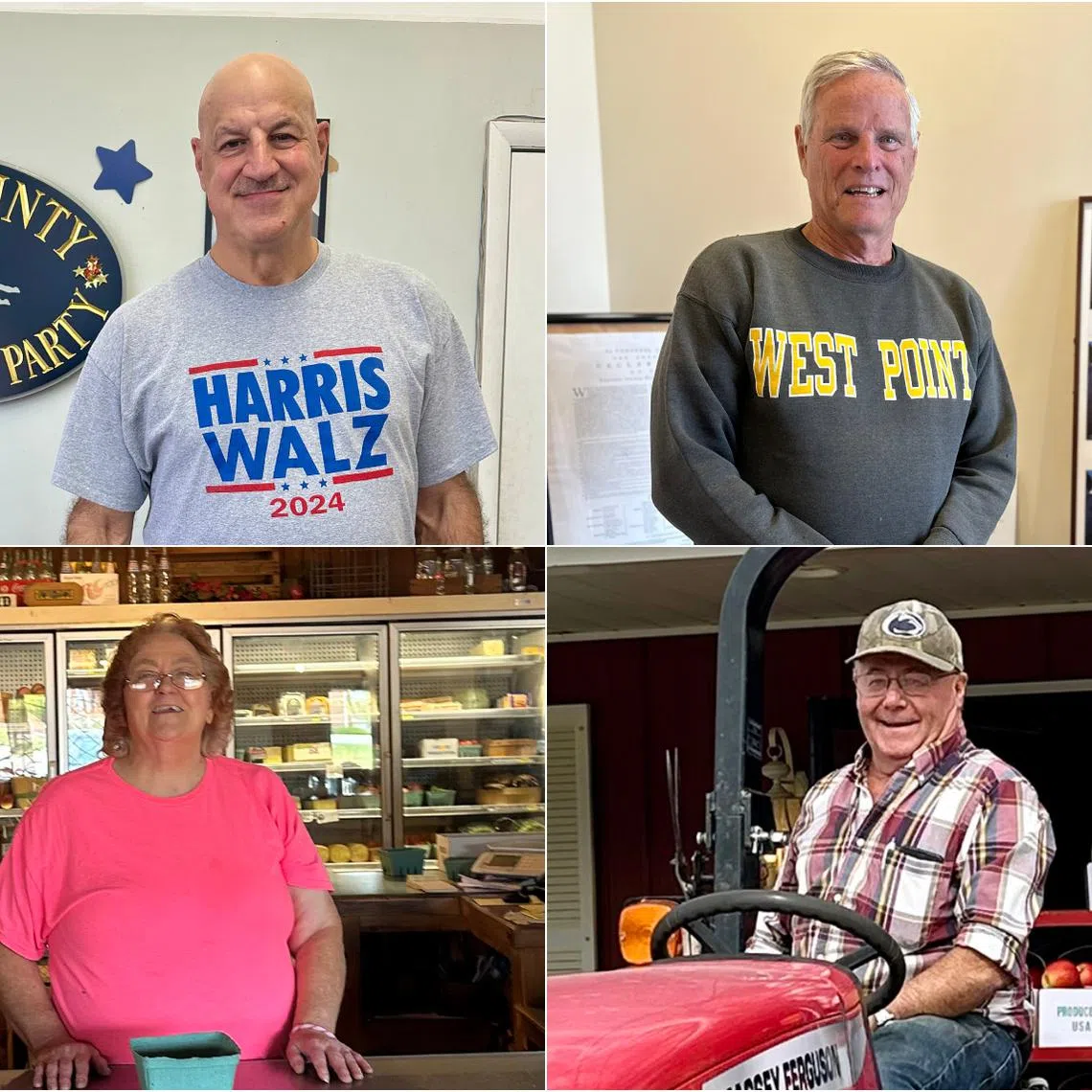(Clockwise from top left) Mr Sam Talarico, Mr Tom Eddy, Mr Tim Burch and Ms Sheryl Peterson.