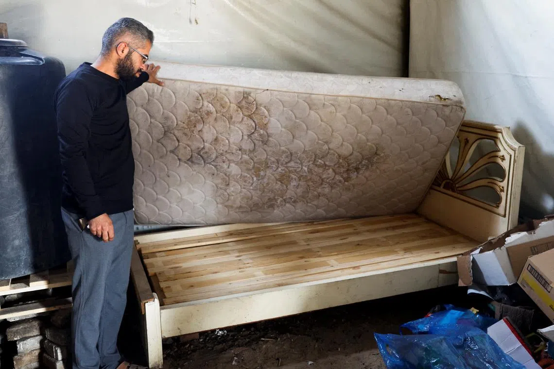 With wood scarce, Gaza carpenters make simple beds from pallets