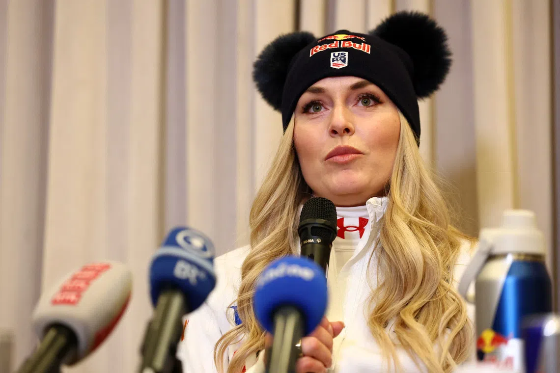 Alpine skiing-Vonn feels stronger, fitter and faster as Cortina looms