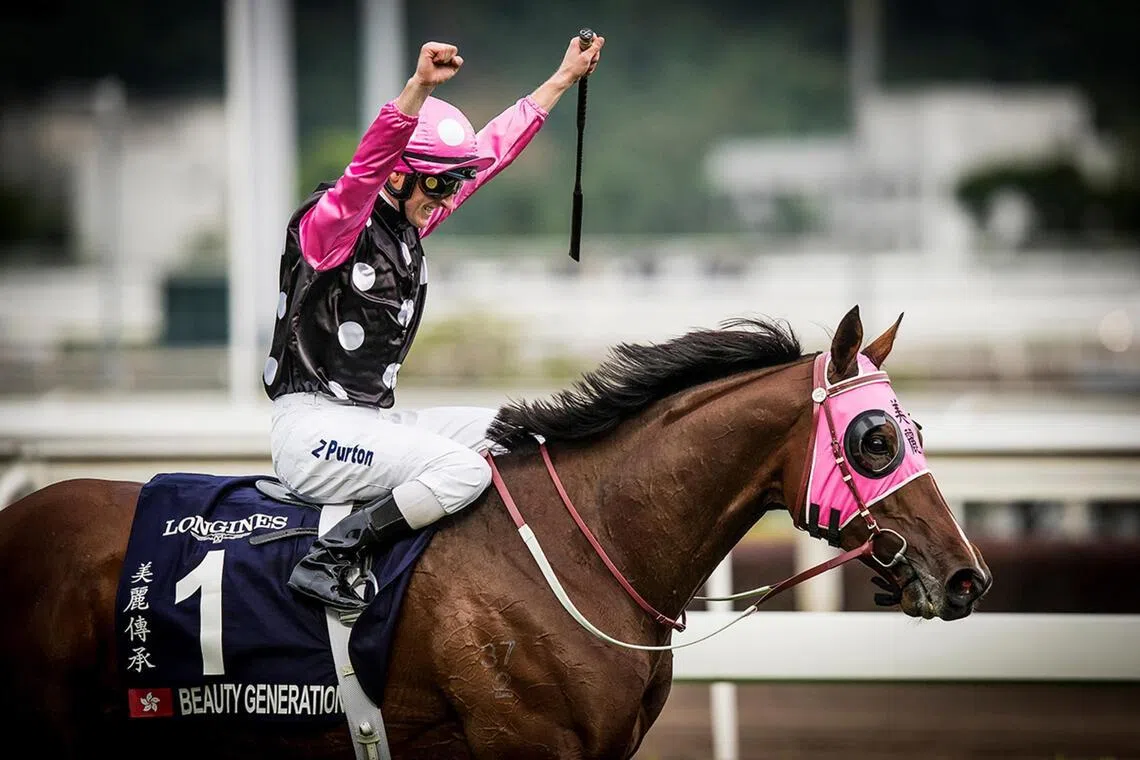 Champion miler Beauty Generation, who was regularly ridden by champion jockey Zac Purton, was the banner horse for the Kwok family in Hong Kong in the late 2010s. They will watch with great interest their famous black, pink and white silks carried by Beauty Swift in the Group 1 Queensland Derby (2,400m) at Eagle Farm on May 30.


