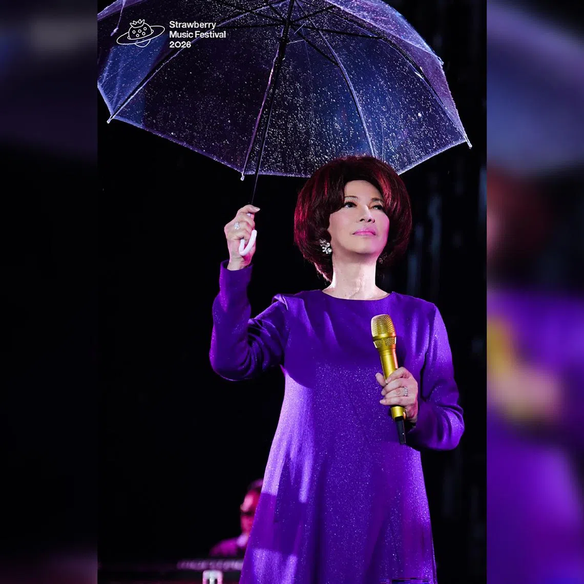 Tsai Chin told the audience at the Strawberry Music Festival in Dongguan on May 3 that she is retiring in late 2027. 