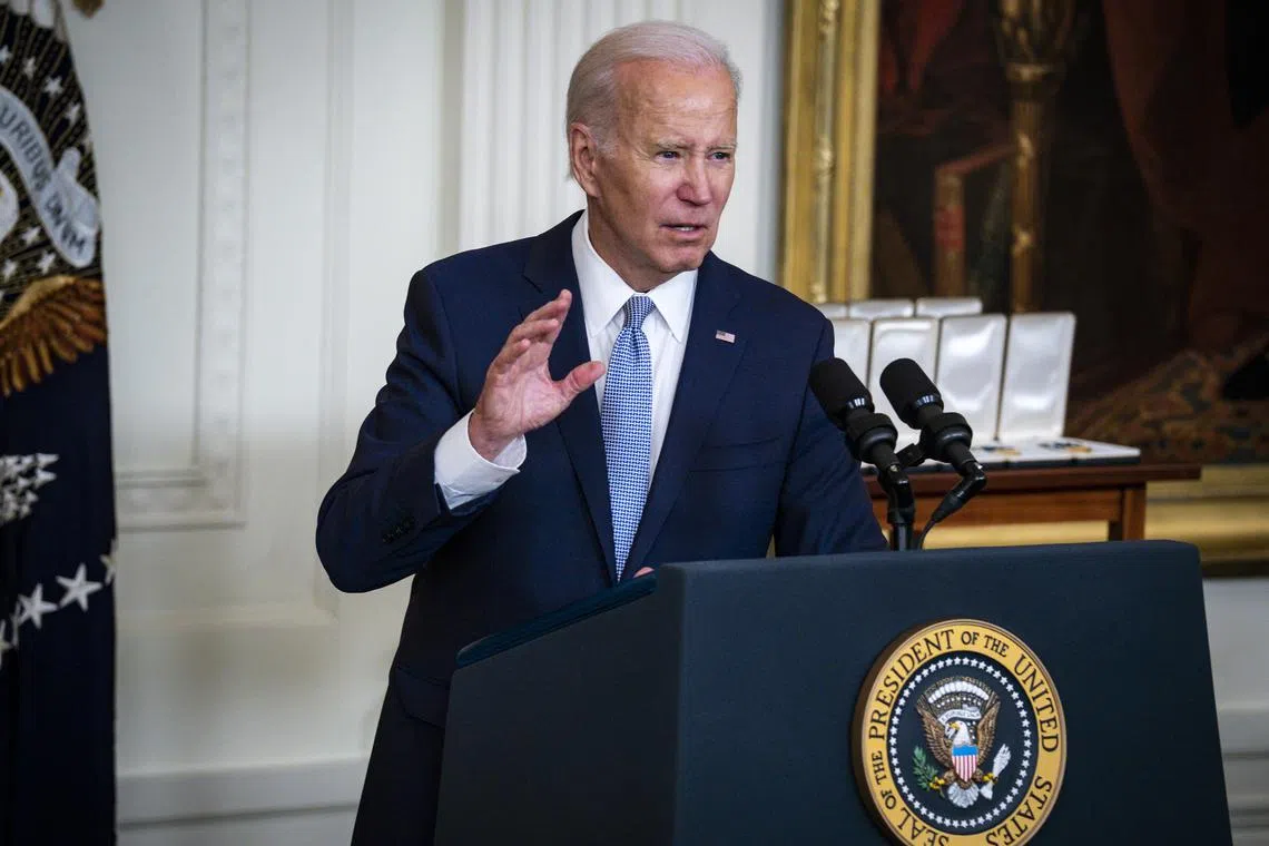 Mr Joe Biden said on Tuesday he and his team were cooperating fully with a review into what happened.