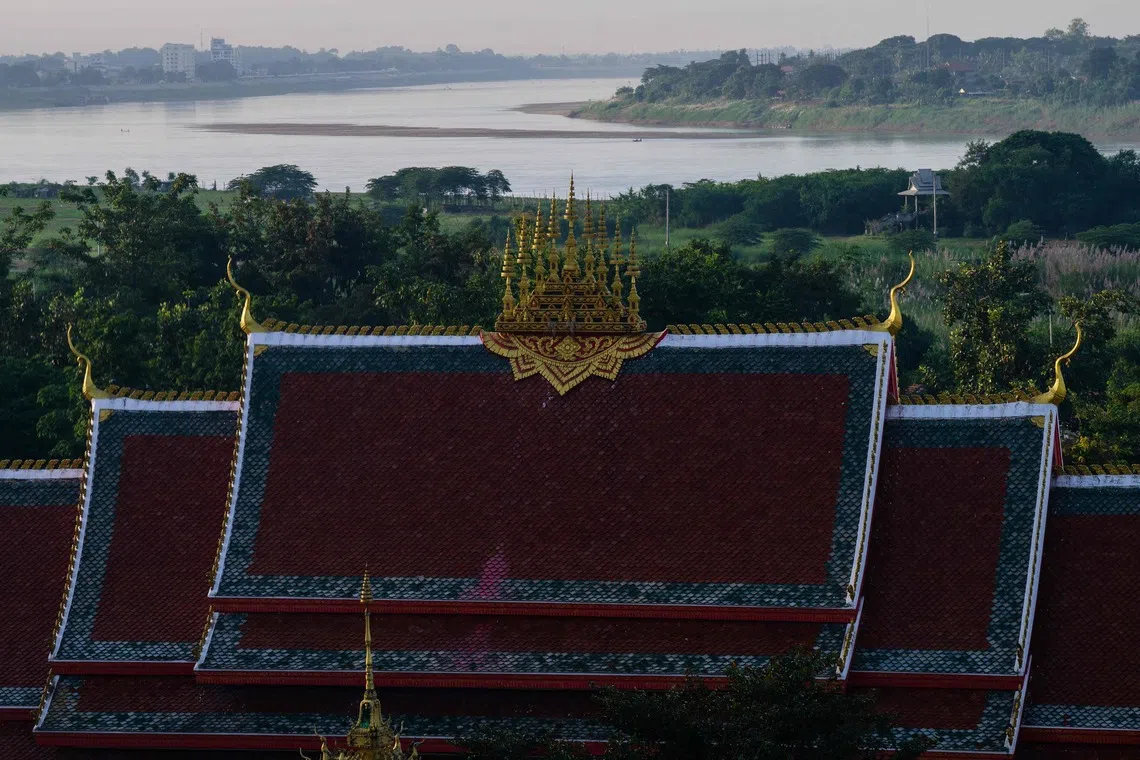 The Mekong River in Laos, where several hydropower projects are located. Hydropower dams in Laos will be the primary source of the 500 megawatts, accounting for just over 4% of Singapore’s current generation capacity of 12 gigawatts.