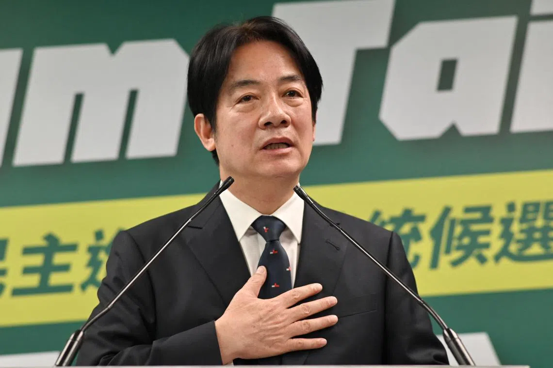 Taiwan Vice-President William Lai will represent the Democratic Progressive Party for presidential elections in 2024. 