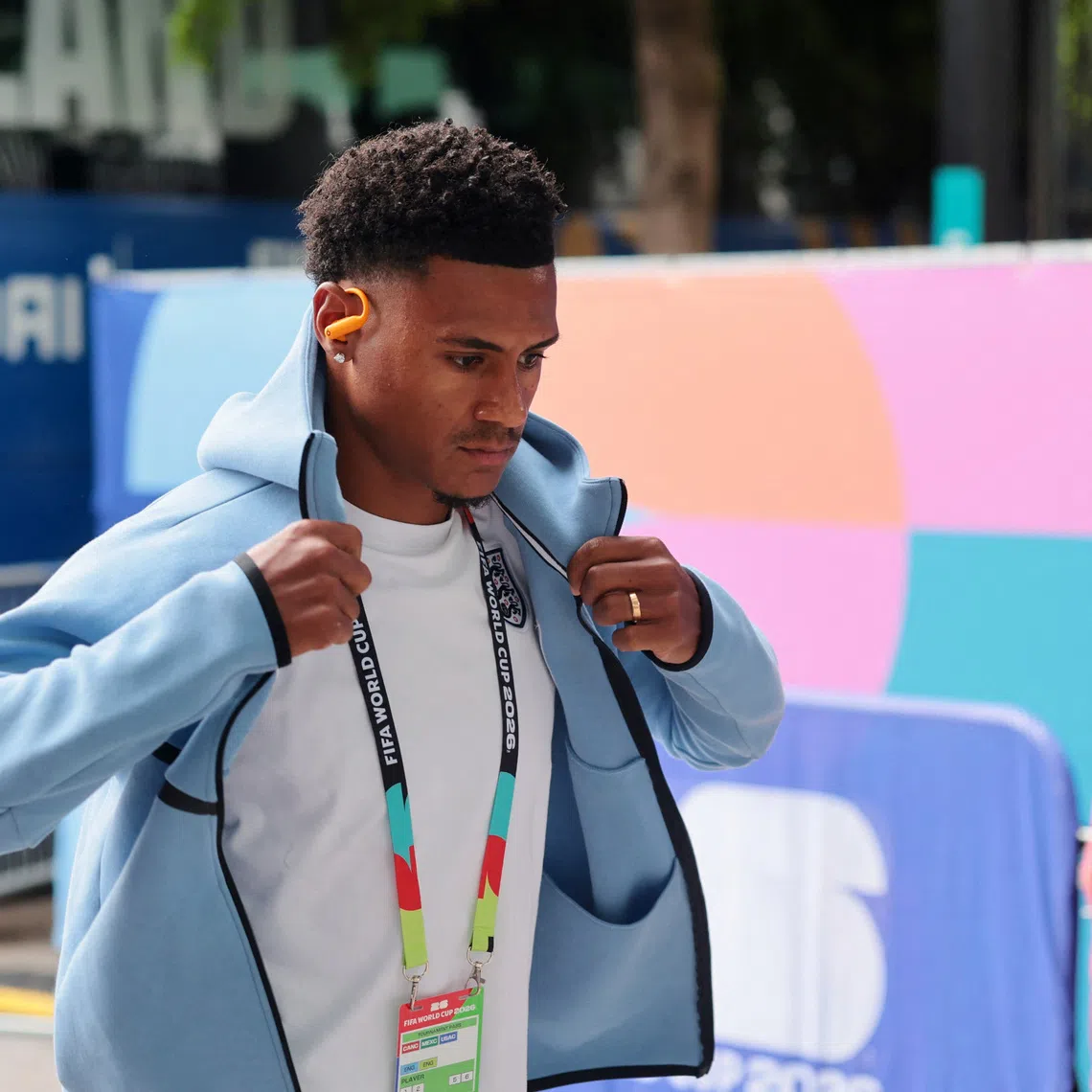 Soccer Football - FIFA World Cup 2026 - Bronze Final - France v England - Miami Stadium, Miami Gardens, Florida, U.S. - July 18, 2026 England's Ollie Watkins arrives at the stadium before the match IMAGN IMAGES via Reuters/Sam Navarro