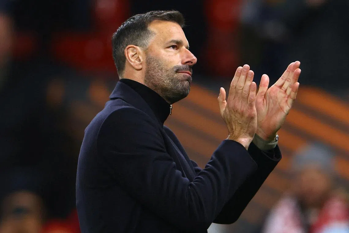 Dutchman Ruud van Nistelrooy served as assistant to Erik ten Hag at Manchester United, and served as the interim boss there after ten Hag's dismissal in October 2024.