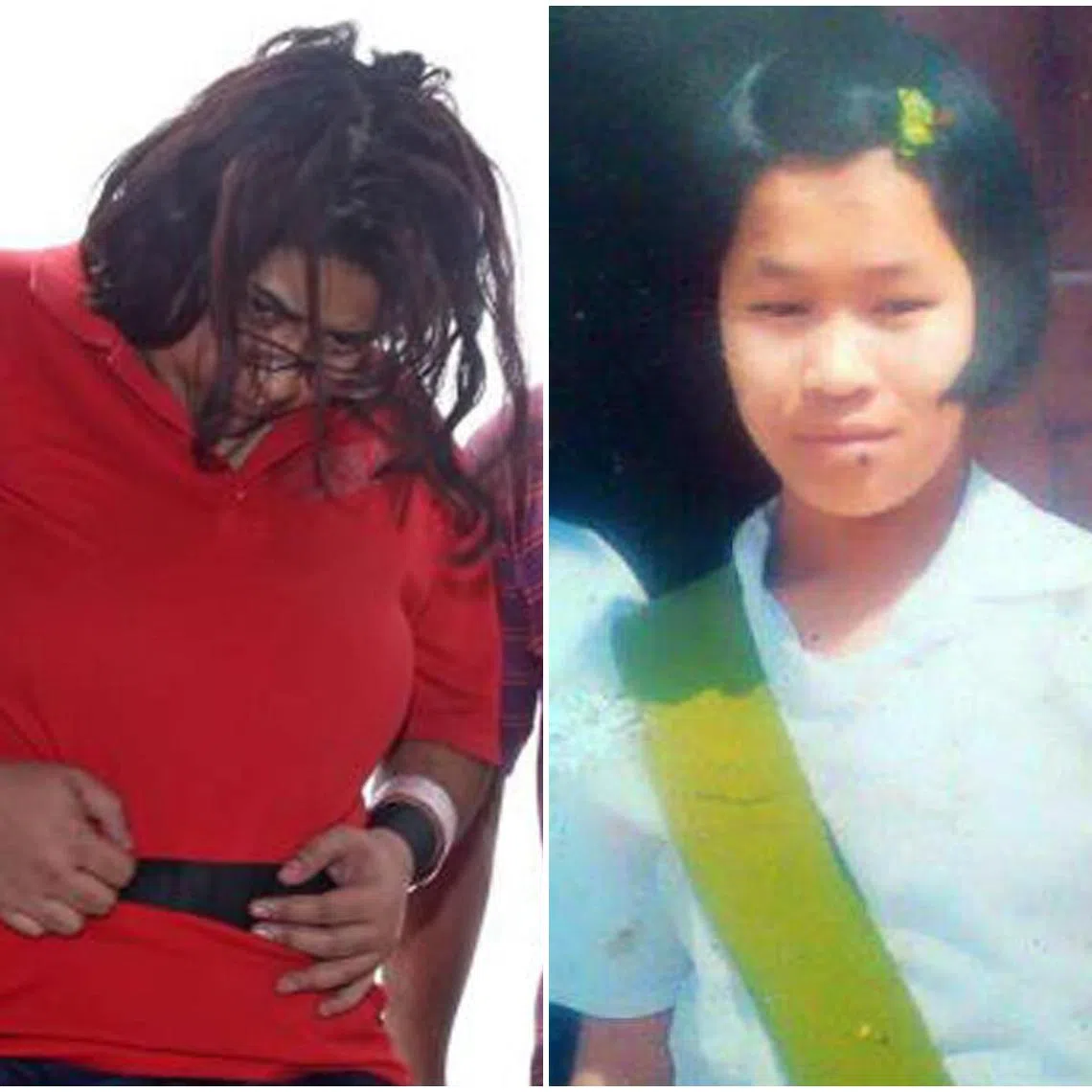 Gaiyathiri Murugayan (left) had subjected Ms Piang Ngaih Don to months of beatings and deprived her of food.