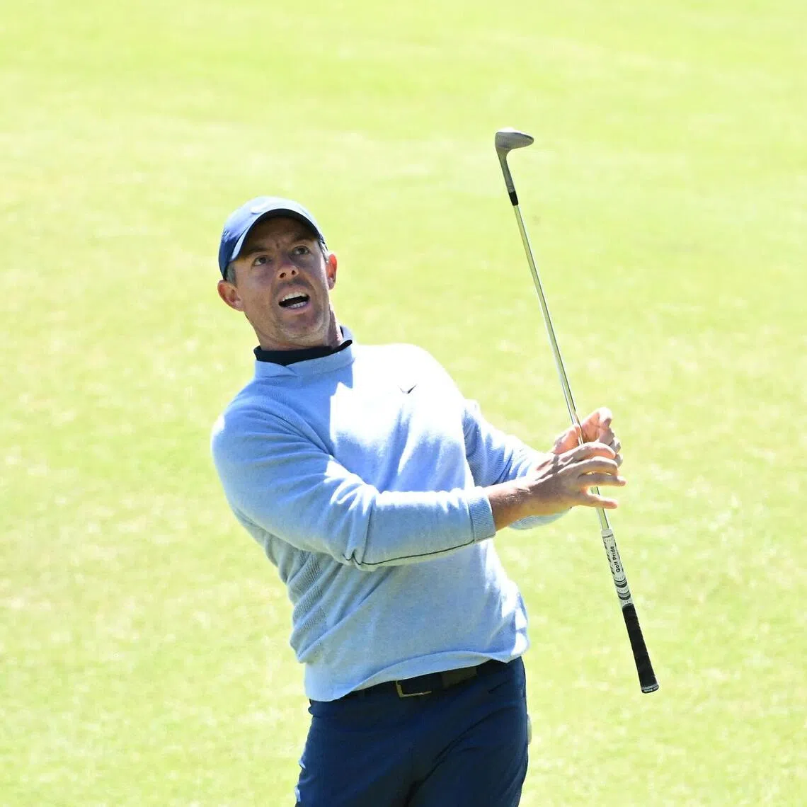 Northern Ireland’s Rory McIlroy plays a shot on the 3rd hole during round four of the Australian Open.