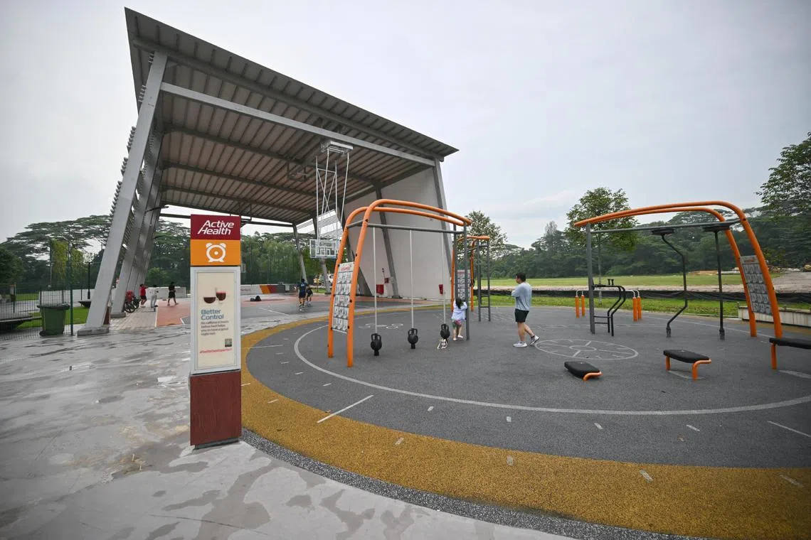The Sport-in-Precinct next to Block 508C Wellington Circle in Sembawang opened in September 2022.