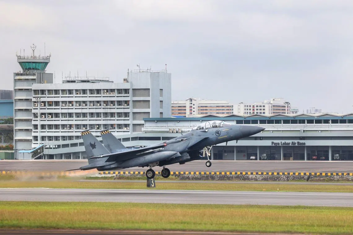 A Mindef spokesperson said no threat was identified after it was made aware of online posts alleging a bomb threat in Paya Lebar Air Base.