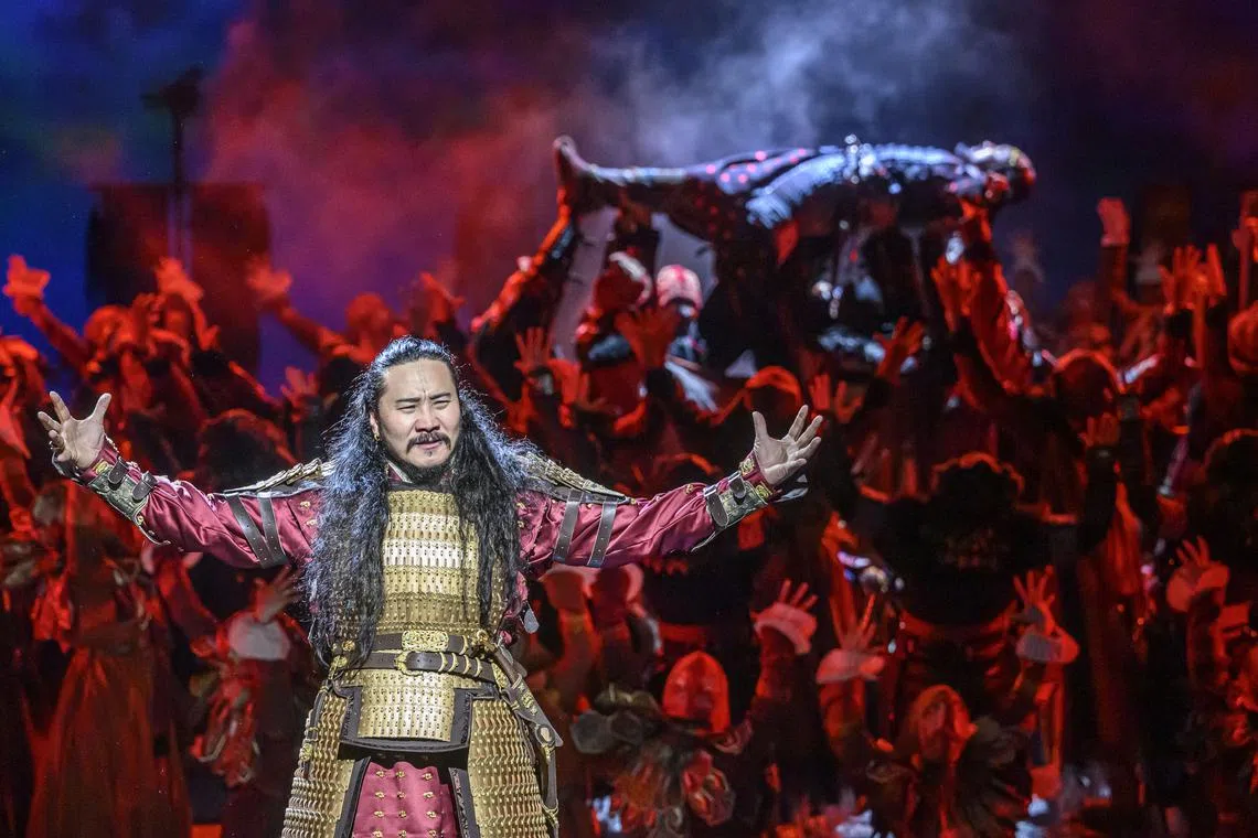 The Mongol Khan, the first Mongolian theatre production to tour internationally, will have its Asian premiere at Marina Bay Sands from Oct 17 to Nov 3.