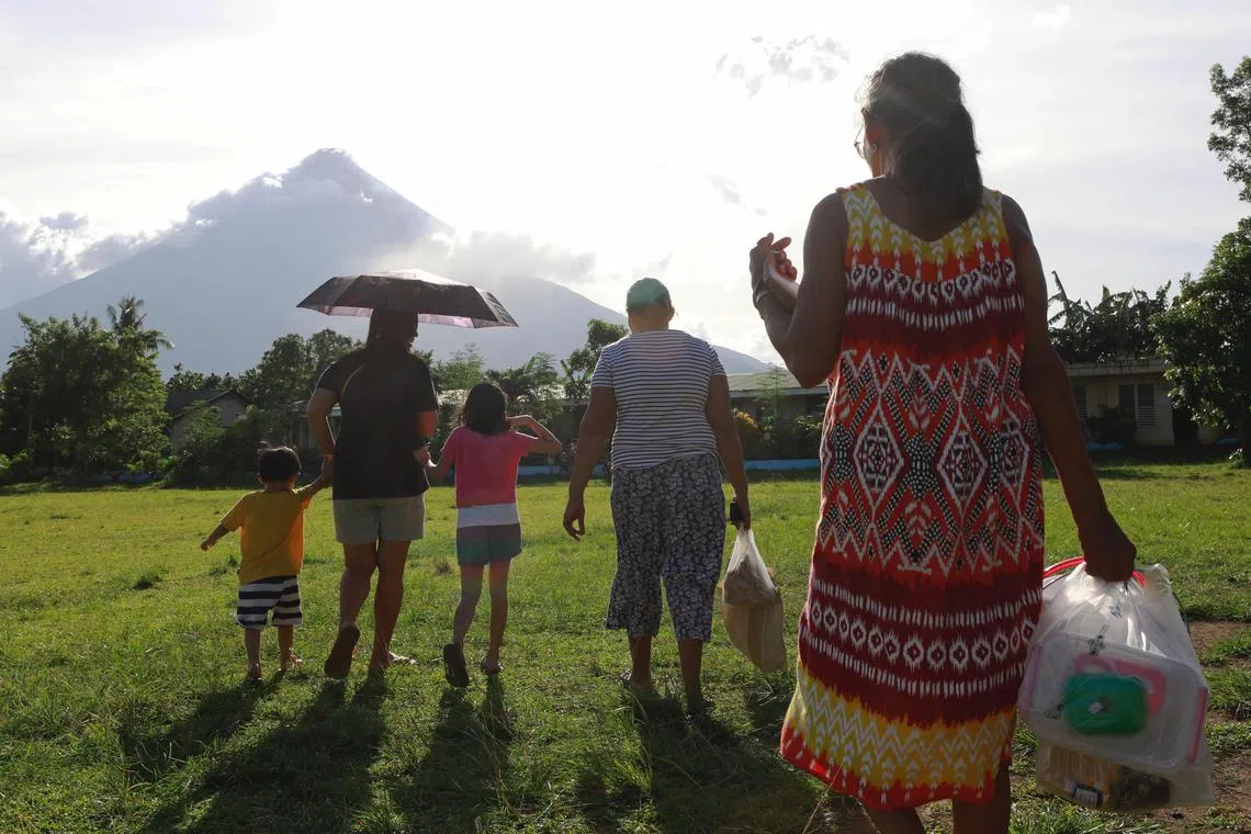 Roughly 14,000 people have been evacuated and are sheltering in schools and community centres.