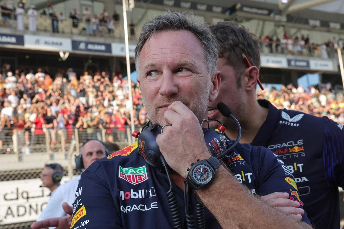Red Bull Racing is investigating their British team principal Christian Horner after he was accused of inappropriate and controlling behaviour by a female member of staff.