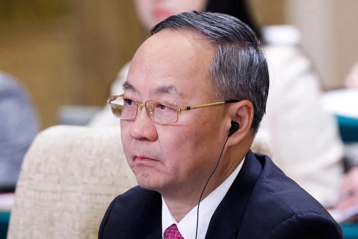 Former financial regulator head Li Yunze during a high-level meeting in Beijing in 2025.