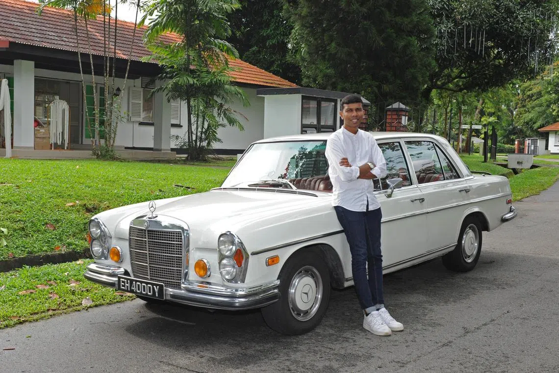 almycar27 - T Sudesh Max and his Mercedes-Benz W108 250S. 




Credit Alex Tang