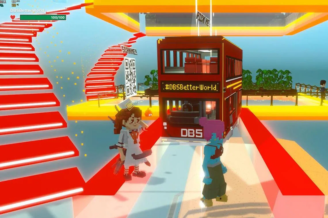 The first iteration of BetterWorld will allow users here to earn in-game rewards that can be redeemed via QR codes through the bank’s digibanking application, PayLah.