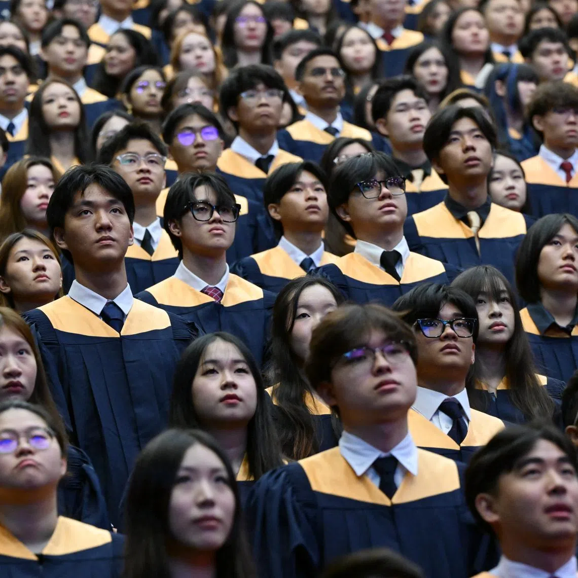 The first day of NP’s graduation ceremonies held at the campus in Clementi on May 4.