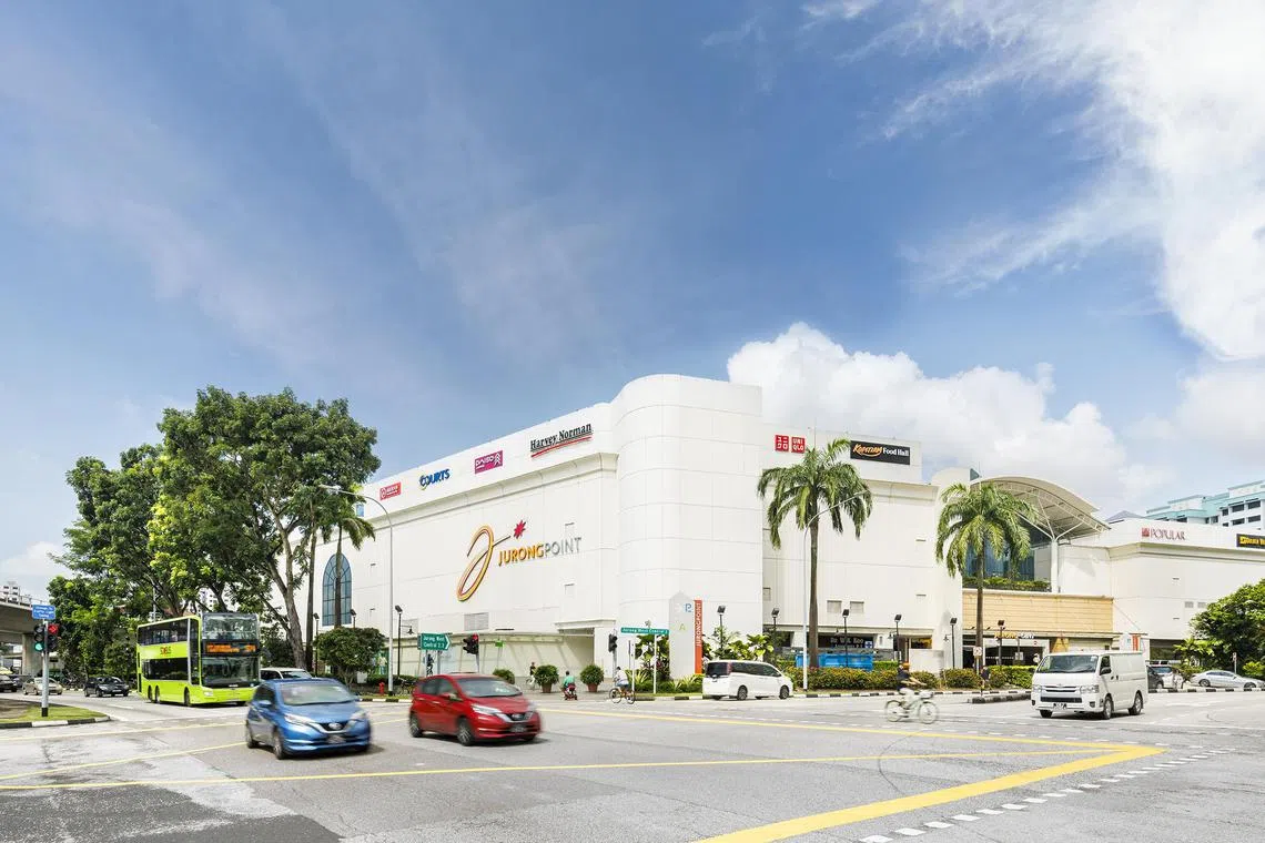 Two eateries in shopping mall Jurong Point were suspended for two weeks. 
