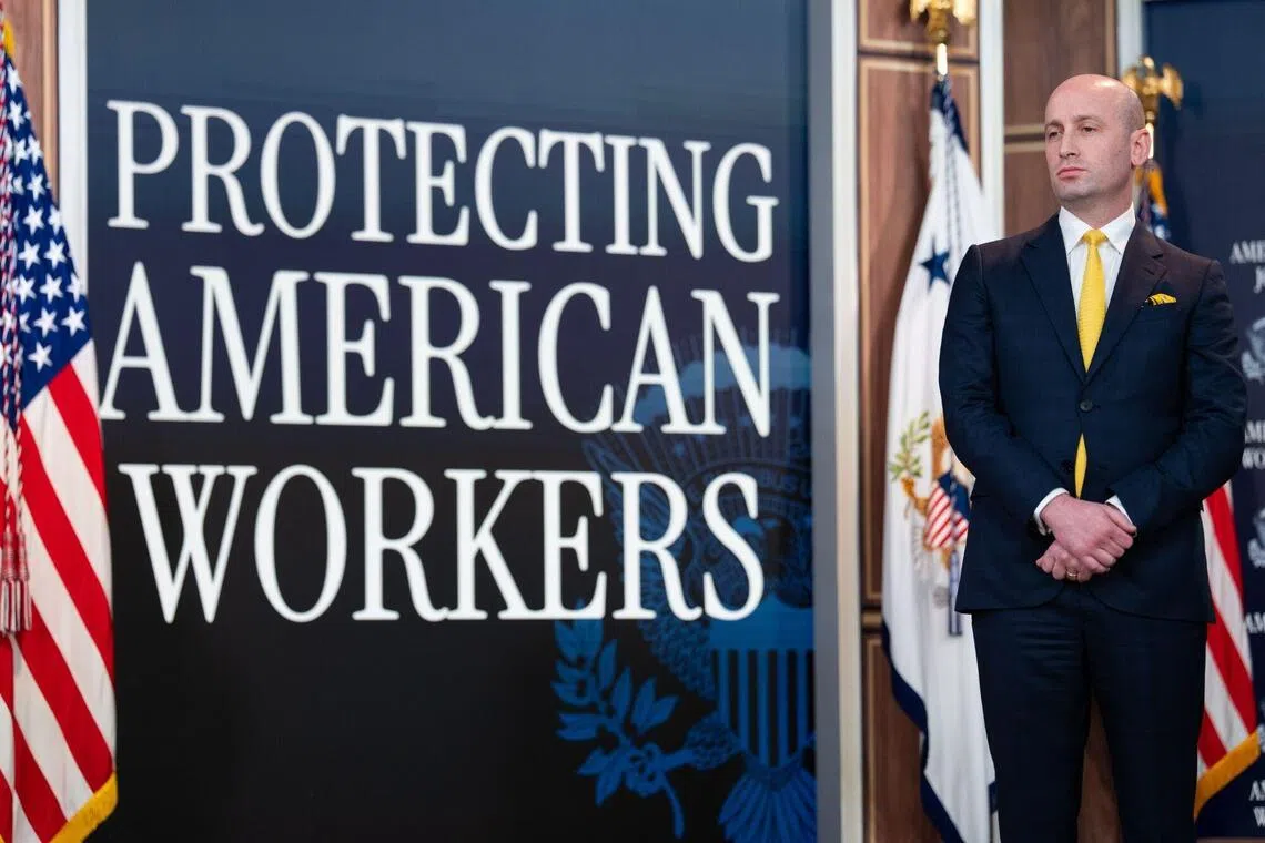 The Trump administration said it would suspend an immigration programme for multiple tech firms alleging widespread abuse of a worker visa system.