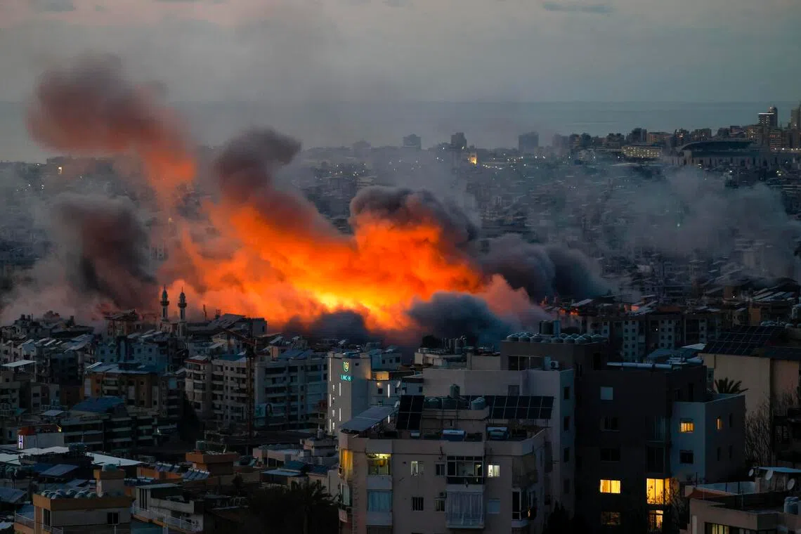 Israel launches new strikes on Beirut’s southern suburbs