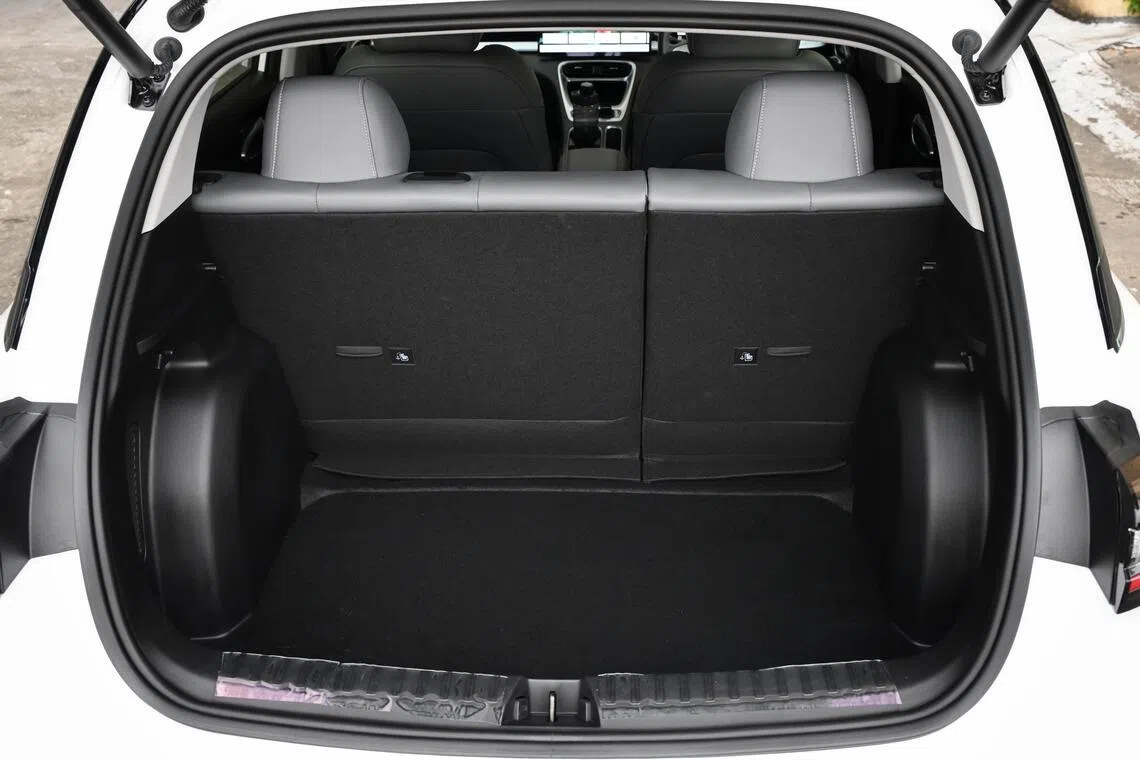 Compact carriage: Although the boot is modest in absolute capacity, it has plenty of usable floor space.