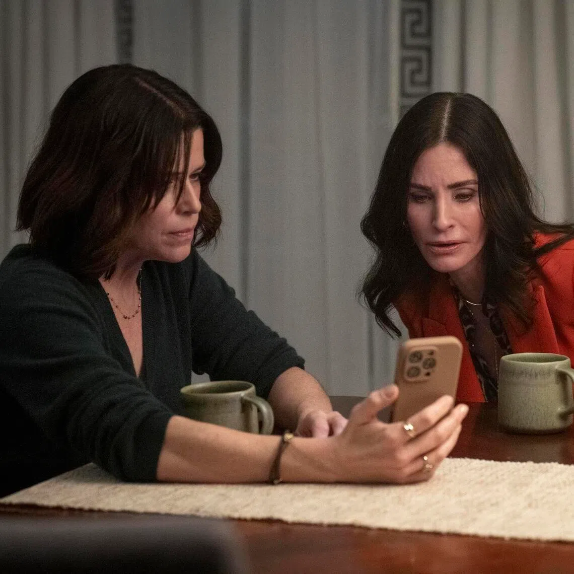 Neve Campbell (left) and Courteney Cox return in Scream 7.