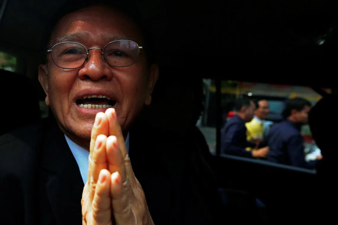 Leader of Cambodia's defunct opposition loses appeal against treason conviction, lawyer says