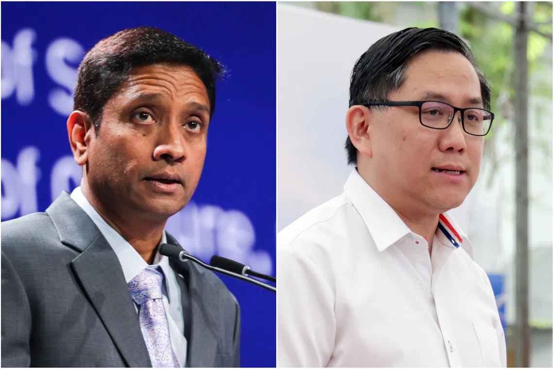 Minister of State for Culture, Community and Youth Dinesh Vasu Dash (left) and Marsiling-Yew Tee GRC MP Alex Yam urged Singaporeans to unite in the face of the tragedy.