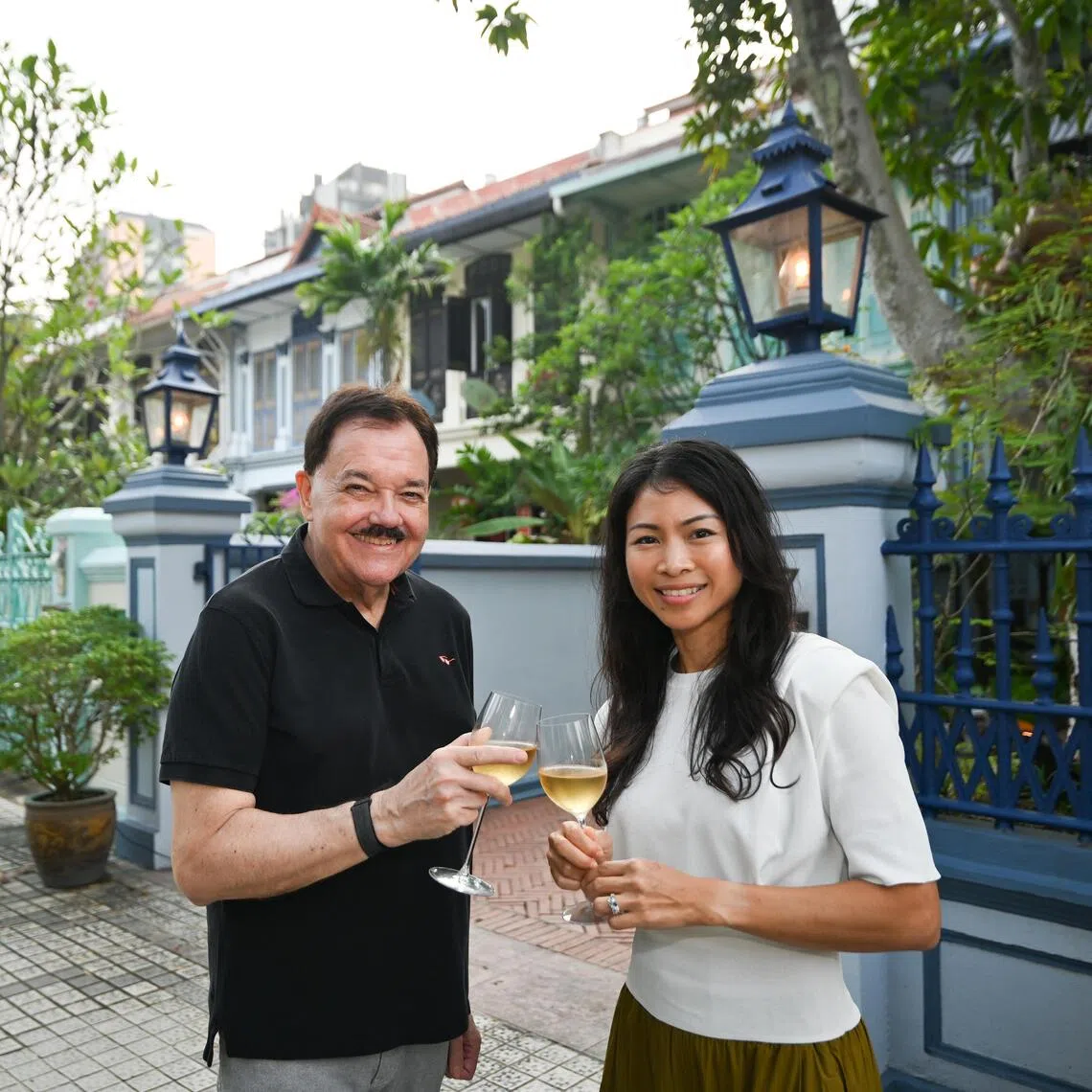 Emerald Hill Conservation Association president Richard Helfer and secretary Deborah Yeo, who are also neighbours, safeguard the enclave’s identity and living conditions.
