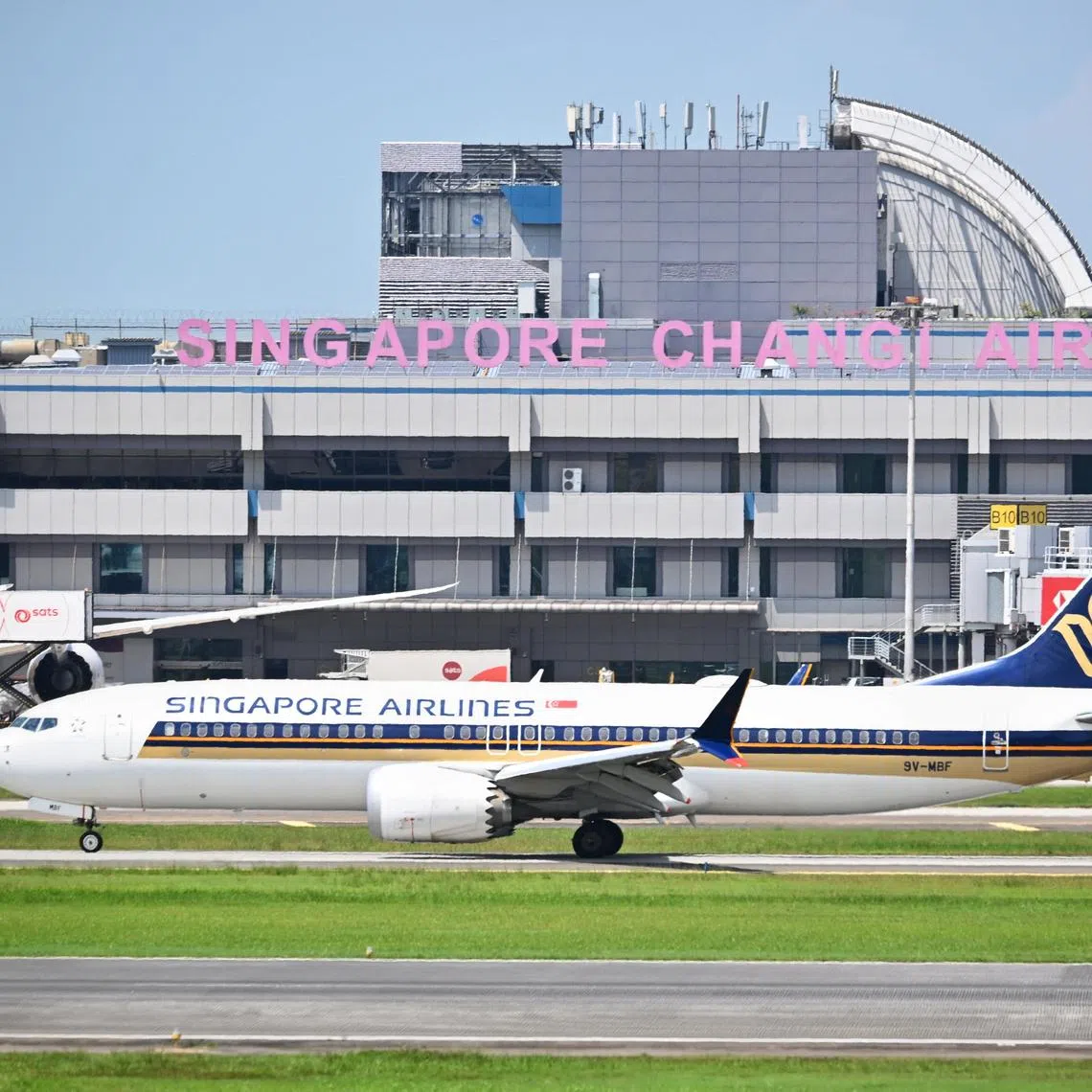 Generic photo of a Singapore Airlines, Scoot planes at Changi Airport on July 3, 2025. Can be used for SIA, airline, flight, aviation, logistic stories.