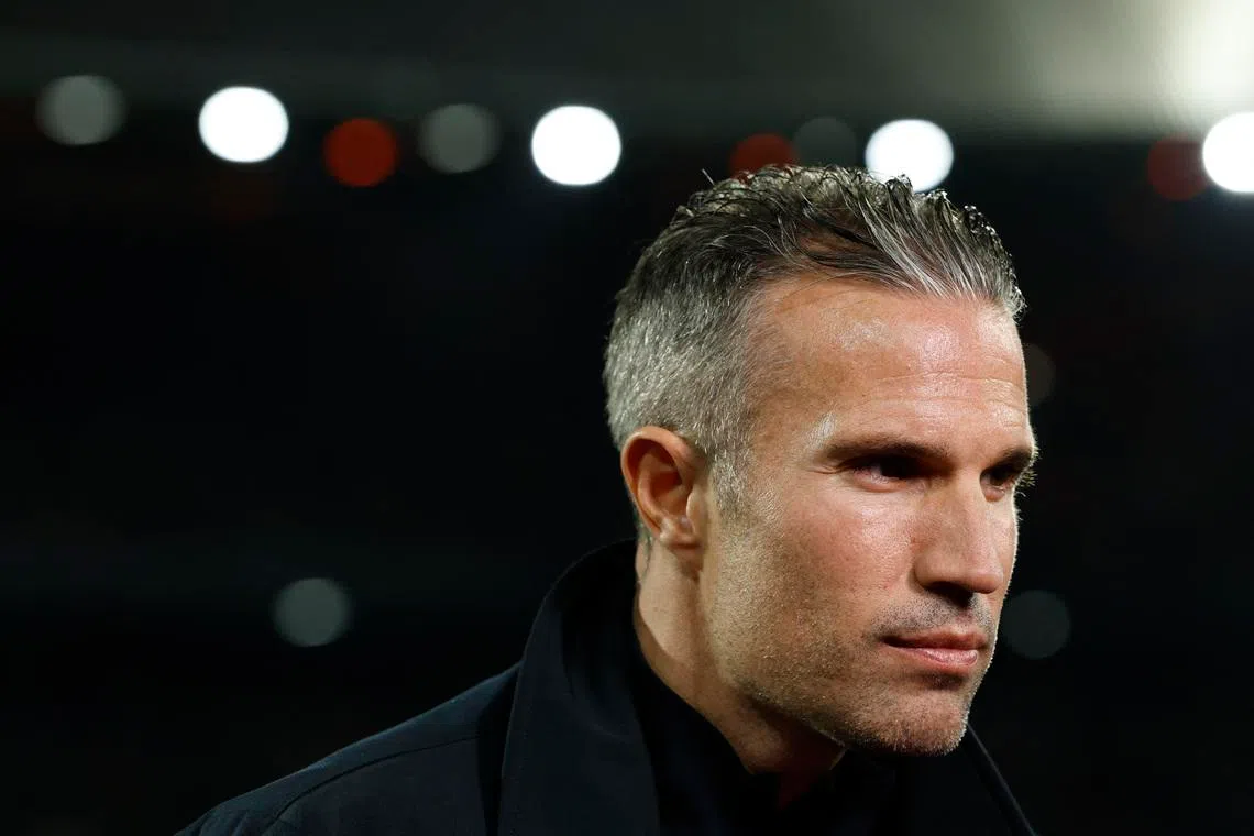 Soccer Football - UEFA Europa League - Feyenoord v Panathinaikos - Feyenoord Stadium, Rotterdam, Netherlands - October 23, 2025 Feyenoord coach Robin van Persie before the match REUTERS/Maurice Van Steen