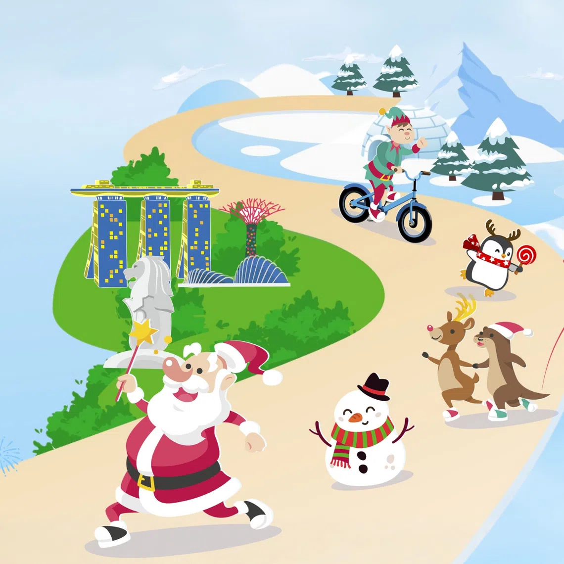 Registration for Make-A-Wish Singapore’s Santa Race for Wishes 2025, a virtual walk-run-cycle challenge, is free.