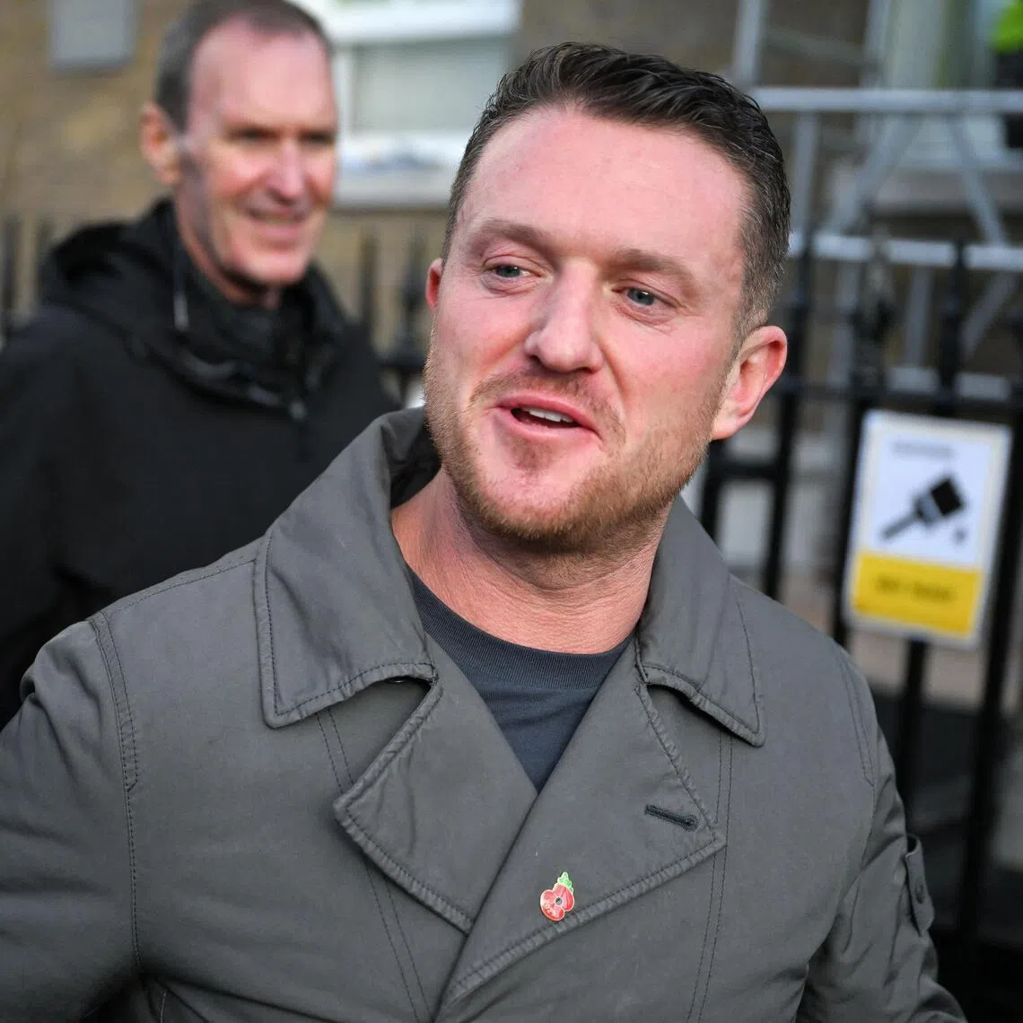 Tommy Robinson, whose real name is Stephen Yaxley-Lennon, boasts a significant online following and is a highly contentious figure in Britain, spearheading a fervent anti-Muslim and anti-migrant agenda.