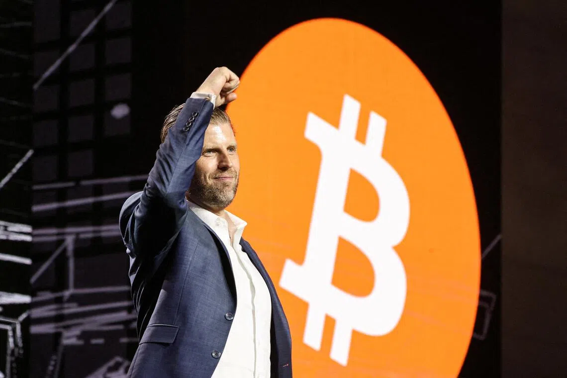 Eric Trump, the US president’s second son and executive vice president of the Trump Organisation, will discuss “The Future of Finance, Built in America”.