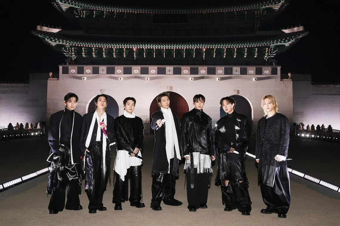 S. Korean fashion brand Songzio’s Lyrical Armor collection shaped BTS’ Arirang concert looks