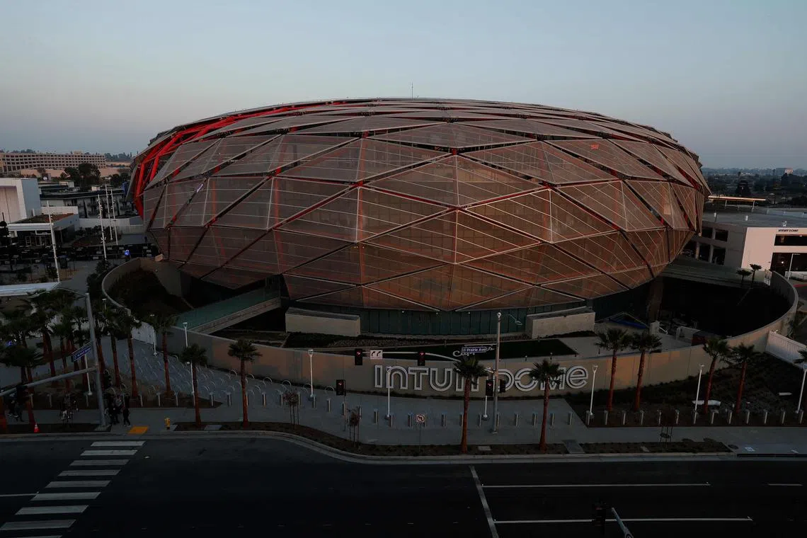 The Intuit Dome, the home of The Los Angeles Clippers, houses an 86,000-square-foot training facility within their new arena.