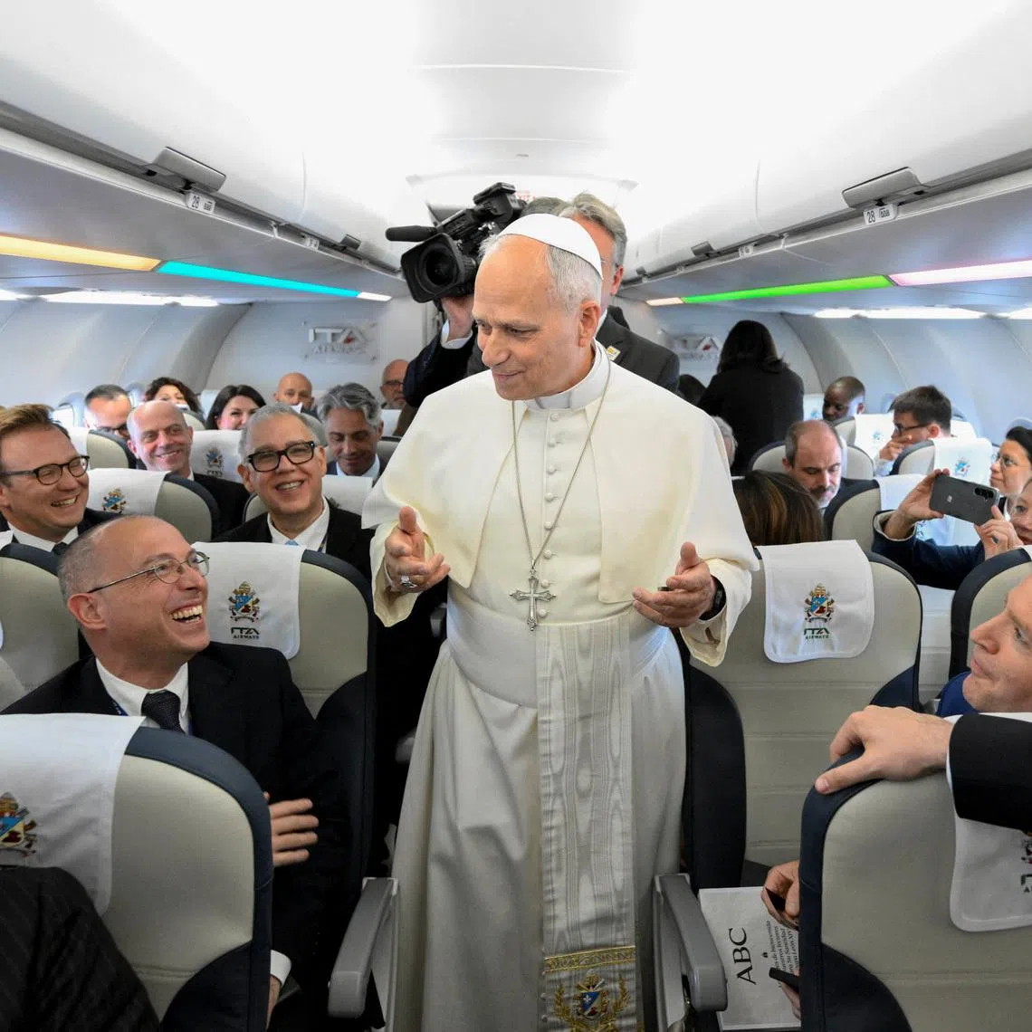 Pope Leo said he will be supporting the US soccer team when the World Cup starts on June 11.