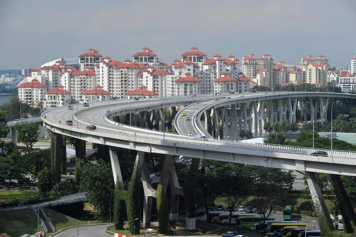 There will be no lane closures during major events such as the National Day Parade and the Formula 1 Grand Prix. 